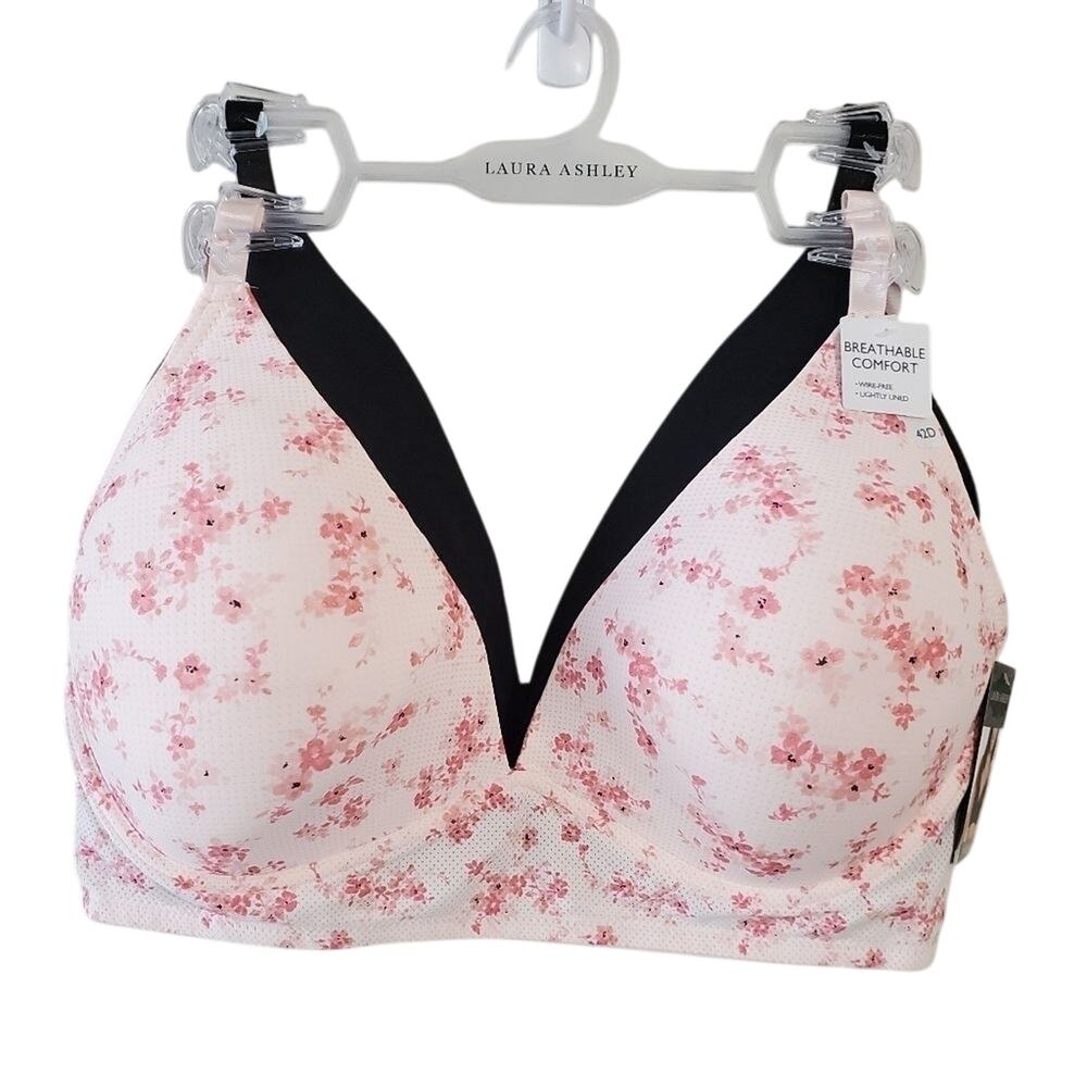 LAURA ASHLEY‎ 2pk breathable comfort Wirefree bras